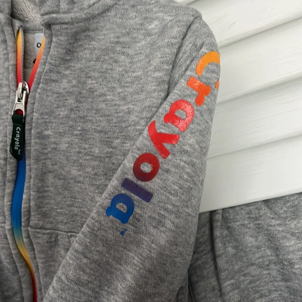 Kids Baby Crayola Sweat Set Hoodie & Pants